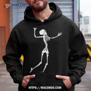 Volleyball Skeleton Player Skull Halloween Shirt