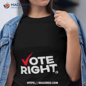 Vote Right The Officer Tatum Logo Design Shirt