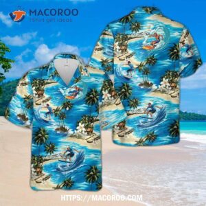 Wakesurfing Hawaiian Shirt