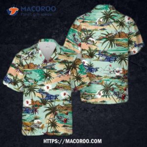 Warbird Fighter Planes Hawaiian Shirt