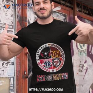 Washington All Team Sports Capitals Commanders National And Wizards 2023 Shirt