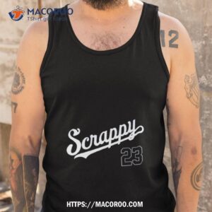 washington baseball scrappy 23 shirt tank top