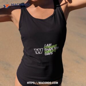 Washington Commanders I Am Stronger Than My Darkest Days Shirt