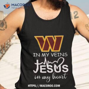 washington commanders logo 2023 in my veins jesus in my hearshirt tank top 3