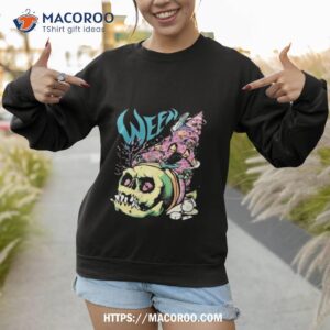 ween the collective merch shell skull shirt sweatshirt