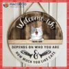 Welcome-ish Depends On Who You Are, Personalized Cat Breeds Rustic Wooden Signs, Front Door Decor