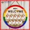 Welcome, Lgbt Cute Cats, Personalized Cat Wooden Signs