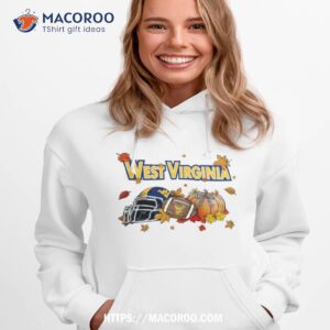 West Virginia Mountaineers Ncaa Football Welcome Fall Pumpkin Halloween 2023 Shirt
