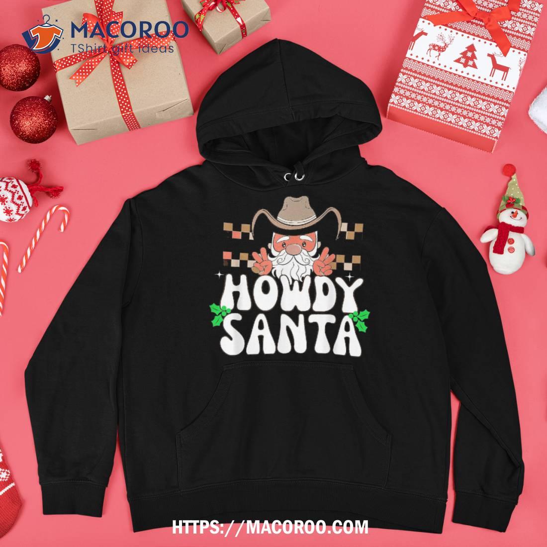 Howdy Santa Western Cowboy Santa Christmas Gift - Howdy - Sticker