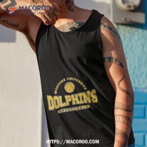 western university dolphins active shirt tank top 1
