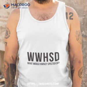 what would harvey specter do black type shirt tank top