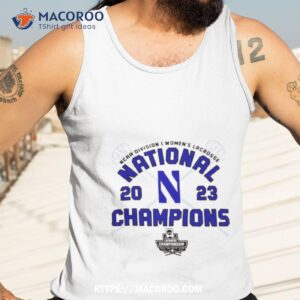 white northwestern wildcats 2023 ncaa division i womens lacrosse national champions locker room t shirt tank top 3