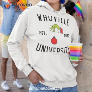 whoville est 1957 university shirt grinch sweater hoodie