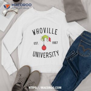 whoville est 1957 university shirt grinch sweater sweatshirt