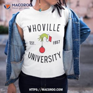 whoville est 1957 university shirt grinch sweater tshirt