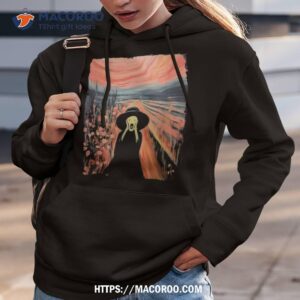 Witch Halloween The Scream Edvard Munch Aesthetic Painting Shirt