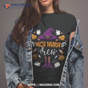 Witch Nicu Nurse Crew Spooky Vibes Halloween Costumes Shirt