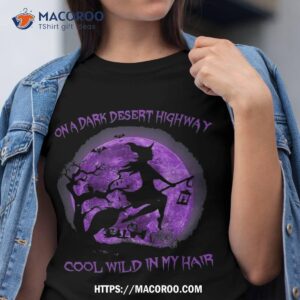Witch Riding Brooms On A Dark Desert Highways Halloween Shirt, Halloween Balloon Bouquets