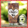 Wooden Couple Stainless Steel Tumbler