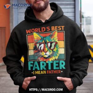 Worlds Best Farter I Mean Father Cat Dad Ever Shirt