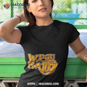 wpgu fm 107 vintage logo shirt tshirt 1