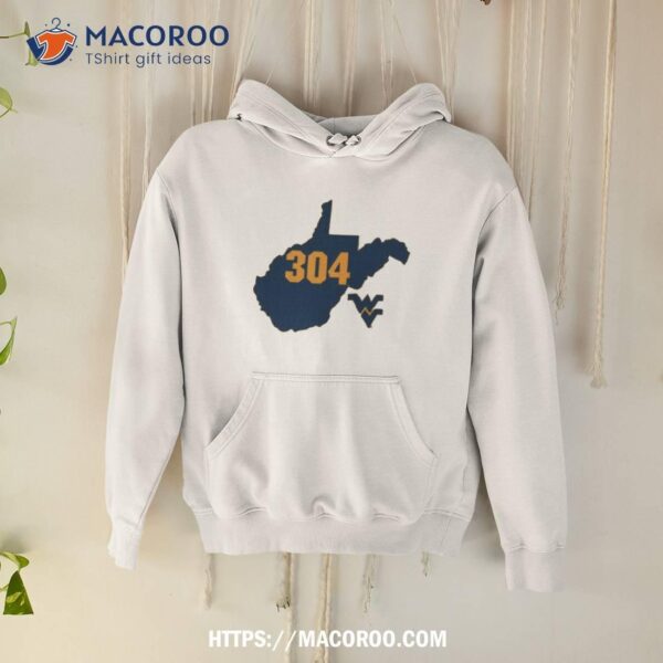 Wvu 304 State Outline Shirt