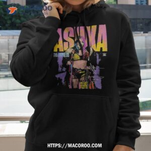 wwe shop asuka 500 level pose the empress shirt hoodie 2