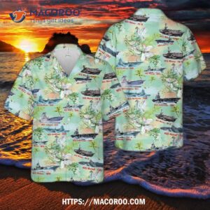 Wwii U.s. Navy Aircraft Hawaiian Shirt