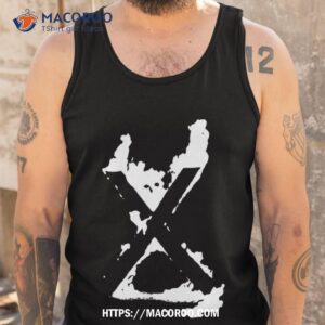 x band white icon shirt tank top