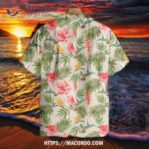 Xl  Hummingbird Tropical Hawaiian Shirt, Size 2xl