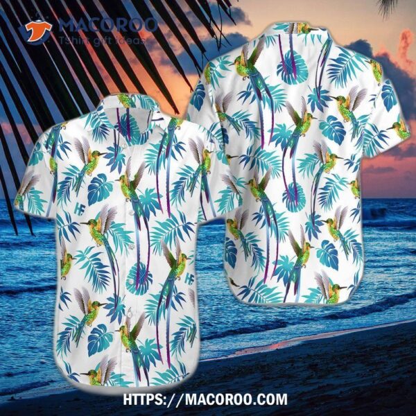 Xl  Hummingbird Tropical Hawaiian Shirt, Size 7xl