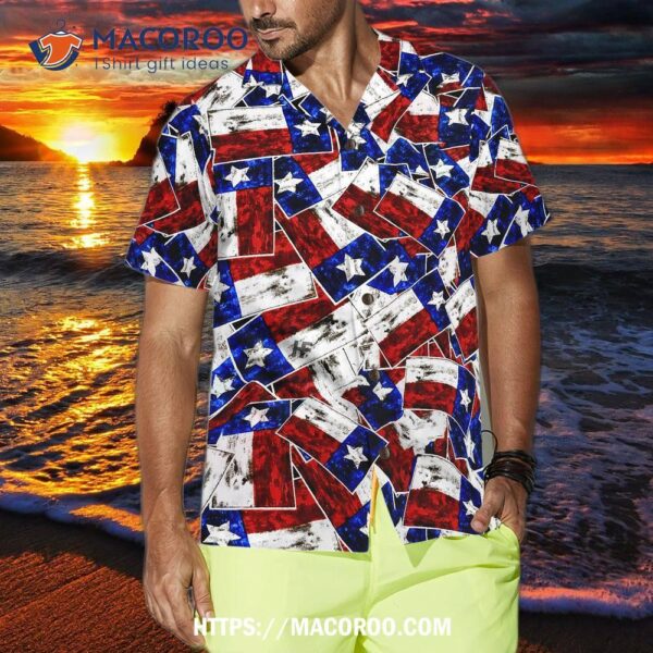 Xl  Texas-style Hawaiian Shirt, Size 3xl