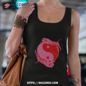 yin yang tiger pink preppy shirt tank top 4