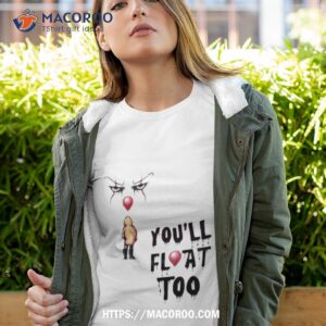 You Will Float Too Halloween Horror Character Shirt