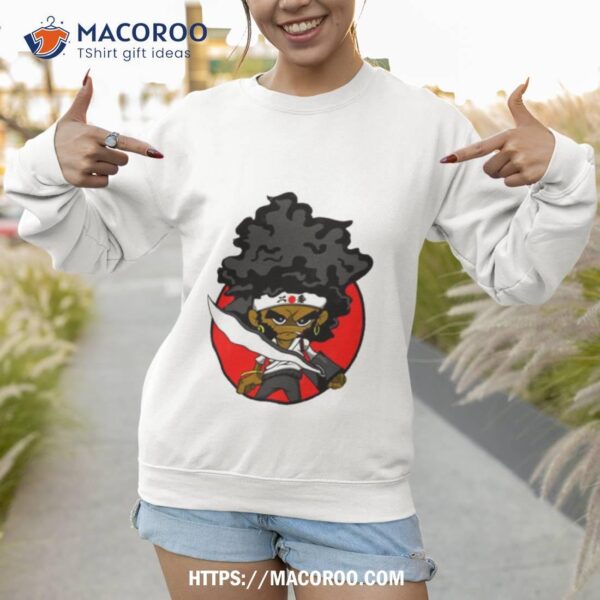 Young Afro Chibi Afro Samura Shirt