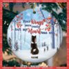 Your Wings Were Ready But My Heart Was Not, Pet Memorial Ornament, Corgi Ornament