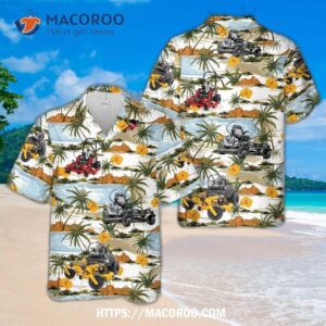 Zero Turn Lawn Mower Hawaiian Shirt