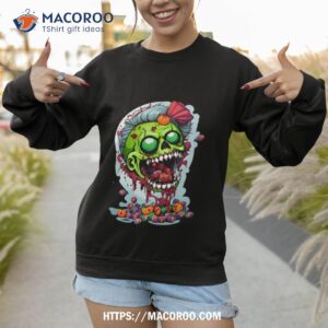 zombie candy halloween shirt sweatshirt 1