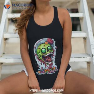 zombie candy halloween shirt tank top 4