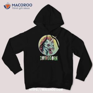 zombiecorn zombie unicorn i love brainbows punk halloween shirt skull pumpkin hoodie