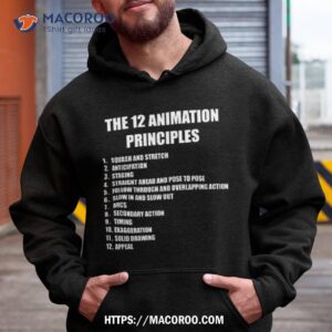 12 principles of animation shirt hoodie