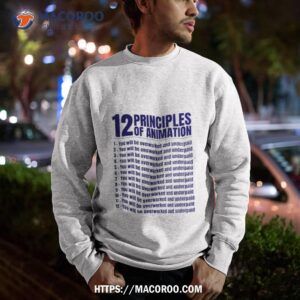 12 principles of animation shirt sweatshirt