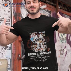 1937 2023 Brooks Robinson Thank You For The Memories Signature T Shirt