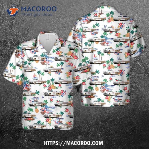 1956 Desoto Fireflite Indy Pace Car Hawaiian Shirt