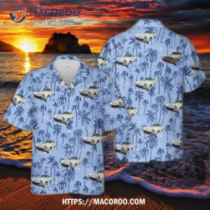 1957 Ford Thunderbird Convertible Hawaiian Shirt