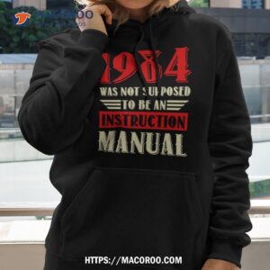 1984 is not an instruction manual shirt hoodie