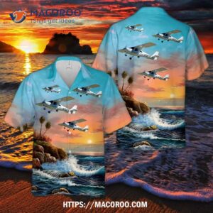 2011 Cessna 162 Skycatcher Hawaiian Shirt