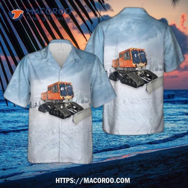 2013 Tucker Sno-cat 2000 Trail Groomer Hawaiian Shirt