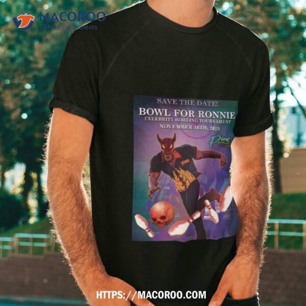 2023 Bowl For Ronnie James Dio Celebrity Bowling Party Announced Shirt