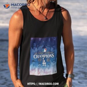 2023 mlb nl west division champions are los angeles dodgers shirt tank top